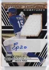 2020 Elite Extra Edition Future Threads Signatures Black Erick Pena Auto zi1
