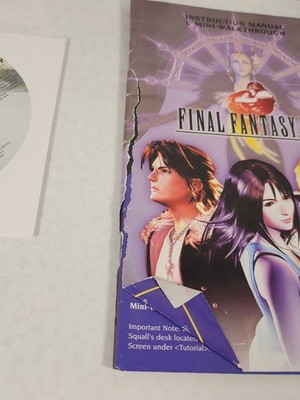 FINAL FANTASY VIII ~ Squaresoft 2000 PC CD-Rom Game 5 CD's with