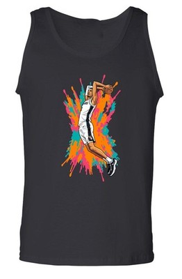 Victor Wembanyama Spurs Spray Paint Tank Top Shirt T-Shirt Adult 2XL