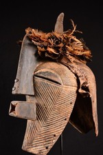 Máscaras antiguas Luba doble cara DR Congo África Africa Afrique Mask Masque 1181