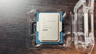 Intel Core Ultra 5 225F, 10 Core (6P + 4E Cores), 65W Desktop Processor LGA1851