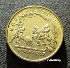 COMMEMORATIVE 2 ZLOTE 2001 COIN OF POLAND - WIELICZKA SALT MINE, KRAKOW (UNC)