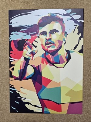 Displate Timo Werner   Metallposter   Größe M (45 x 32 cm)   Design by Wahyudi