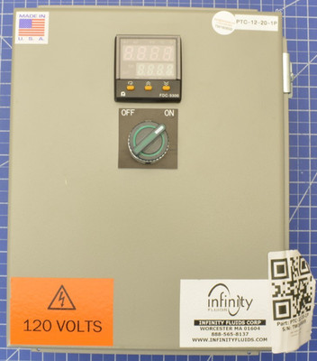 PTC-12-20-1P / CRES ULTRA RESPONSE ELECTRIC HEATER , 120VOLTS / INFINITY FLUIDS