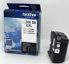 Genuine Brother LC20E BK XXL LC20EBK Black Ink Cartridge Exp 09/2028