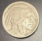 1936 Buffalo Nickel XF/AU