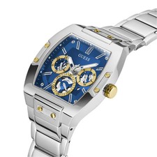 Guess GW0456G5 Men Phoenix Blue dial Silver Watch