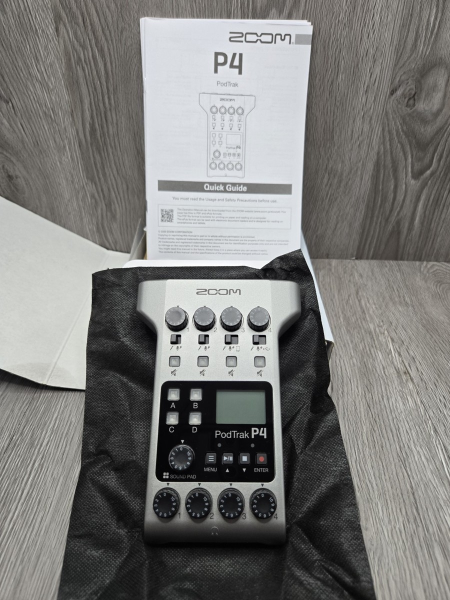ZOOM ZP4 PodTrak P4 Podcast Recorder for sale online | eBay