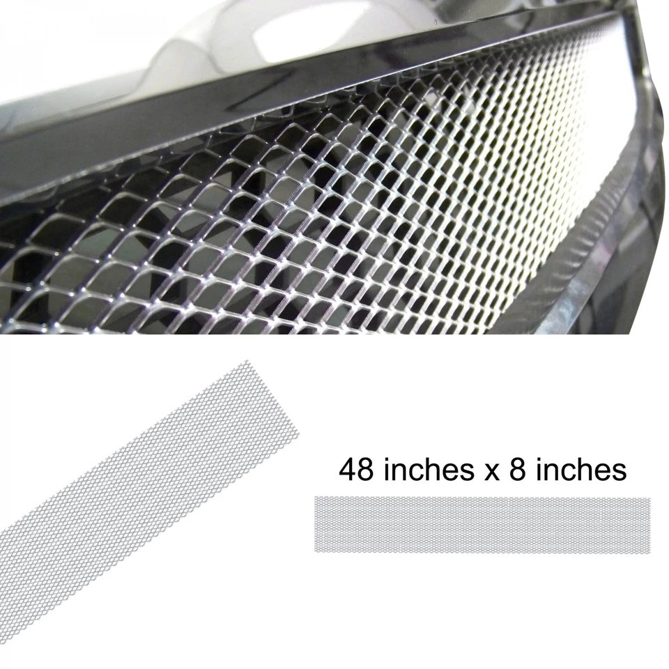 UltraMesh Silver Grill Malla 8 pulgadas x 48 pulgadas Hoja AutoLoc AUTÉNTICO Rat Street  Foto 2 de 4