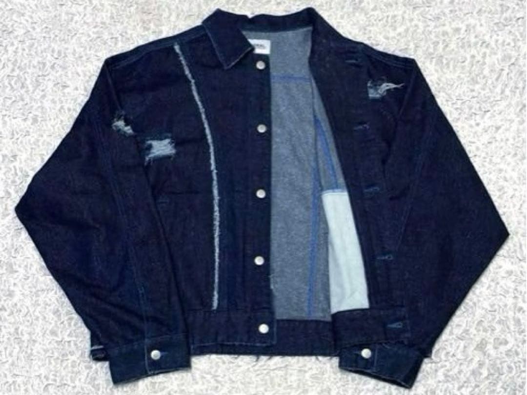 GIDEAL. Denim Set Up Damaged Processing Glitter B… - image 7