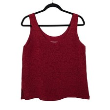 Vtg Express Silk Floral Tank Top Romantic Y2K...