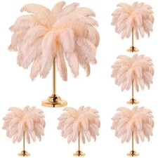 80 Pcs Large Ostrich Feathers 14-16 Inch Natural Plumes for Champagne