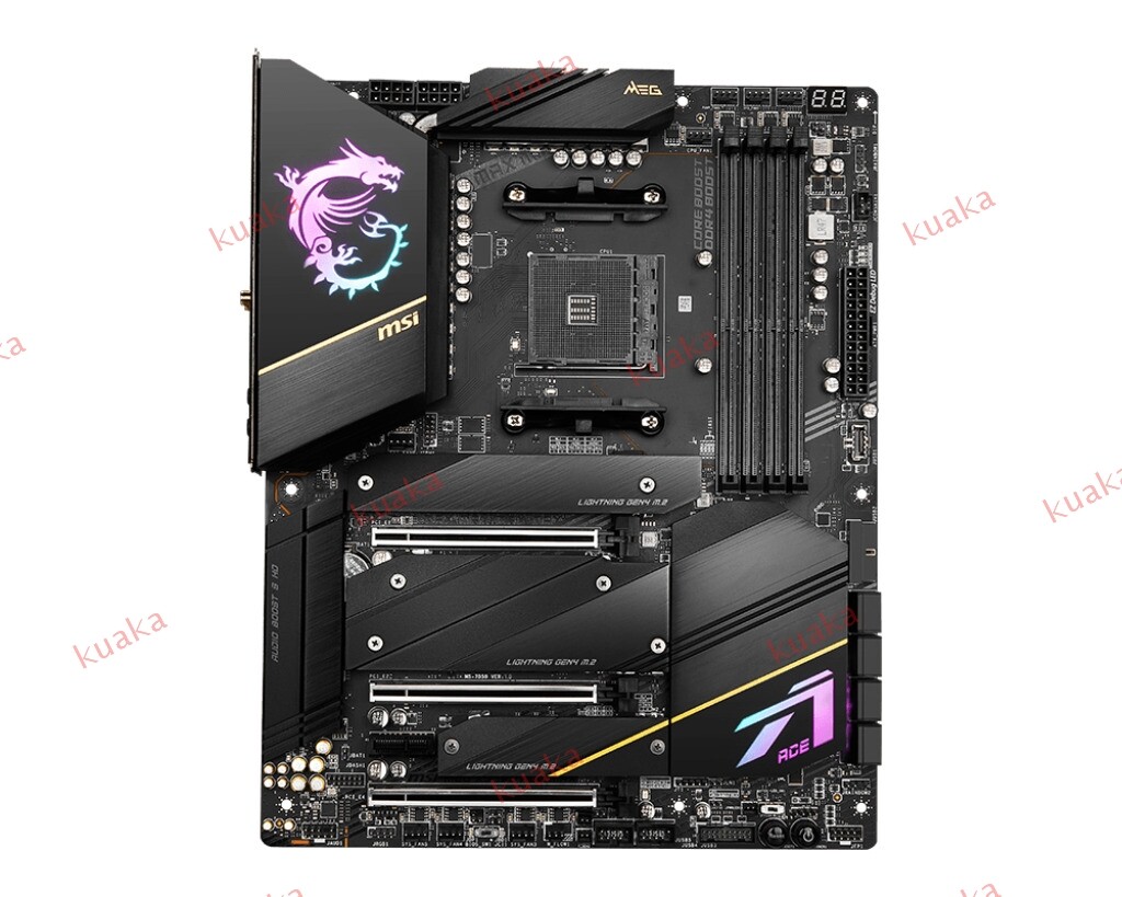 MSI MEG X570S ACE MAX WiFi 6E PCIe Motherboard Support AMD