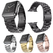 Stainless Steel Wrist Watch Band Strap For Apple Watch 5/4/3/2/1 38/40mm 42/44mm