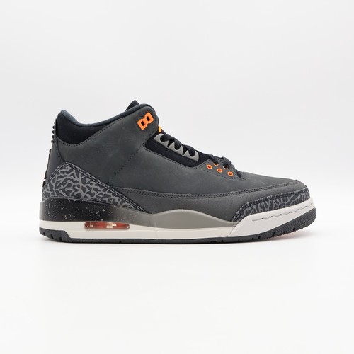 CT8532-080 Nike Air Jordan 3 Retro Fear Night Stadium Total Orange Black (Men's) - Picture 3 of 10