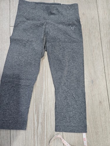 Justice Girls' Cute Soft Stretchy Gray Capri Leggings size 8 - Picture 4 of 5