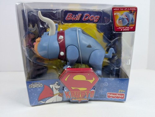 2005 Fisher Price Krypto the Superdog BULL DOG Action Figure Cartoon Network - 第 1/6 張圖片