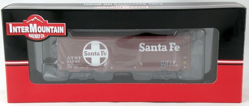 Coche de carga de una sola puerta escala HO 40' PS-1 - Santa Fe #31643 - InterMountain #45415-11 | Zustand: New