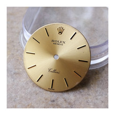 Rolex Geneve Cellini quadrante bastone champagne dorato 23,2 mm