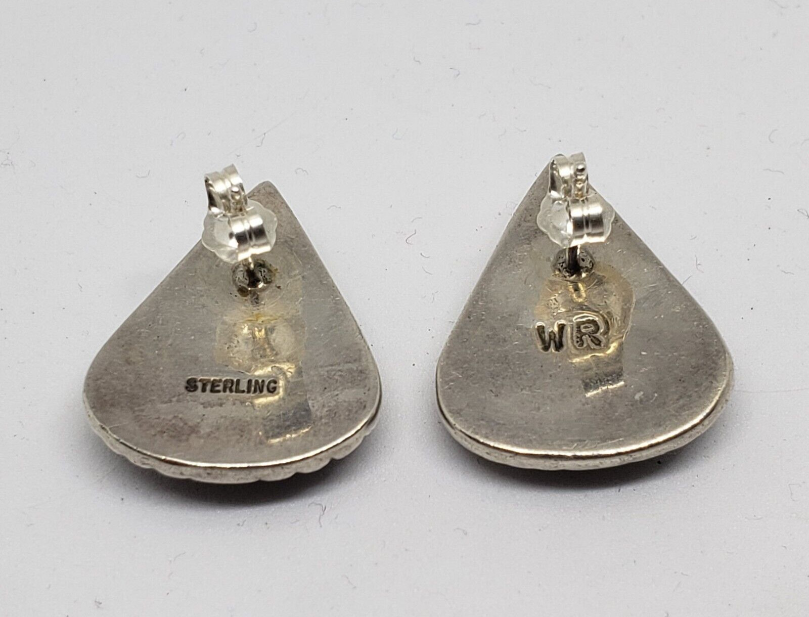 ROBERTA WHITE DOVE Navajo NATIVE AMERICAN Silver & Tu… Gem