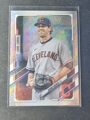 Shane Bieber League Leaders Topps Complete Series FoilBoard /790