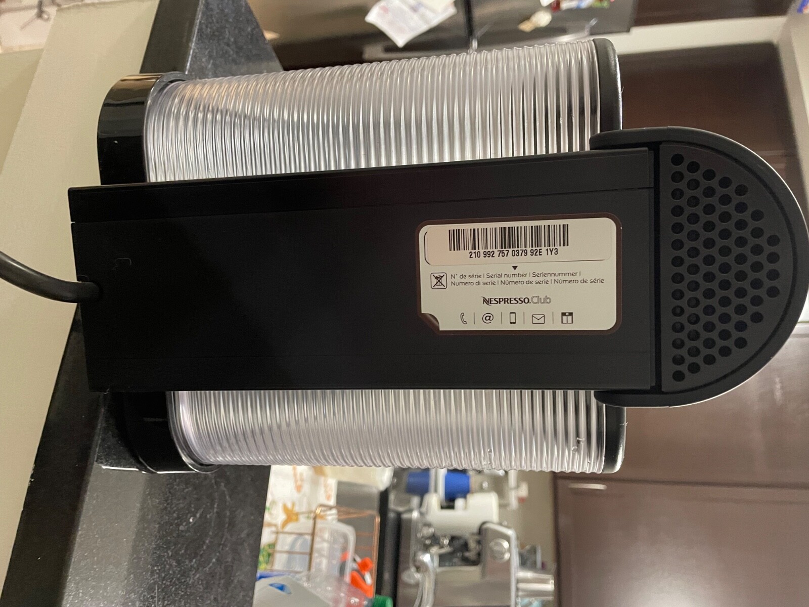 Breville BNV220BLK1BUC1 Vertuo Coffee and Espresso Machine Black for