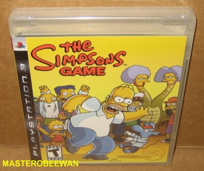 The Simpsons Game (PlayStation 3, 2007) PS3 New Sealed 14633154238