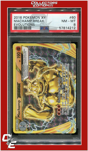 Machamp BREAK graded PSA 8 for sale on eBay