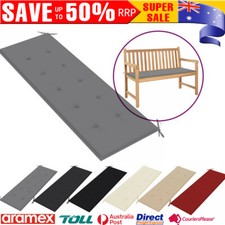 Garden Outdoor Seat Sofa Bench Cushion Patio Terrace Backyard Seating Rectangle