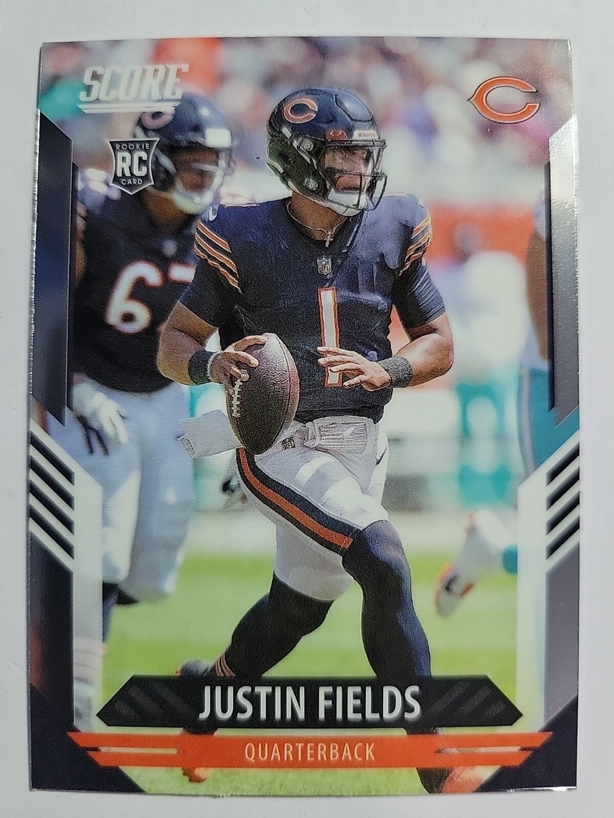 Justin Fields 2021 Panini Chronicles Score #403 Rookie Card Bears
