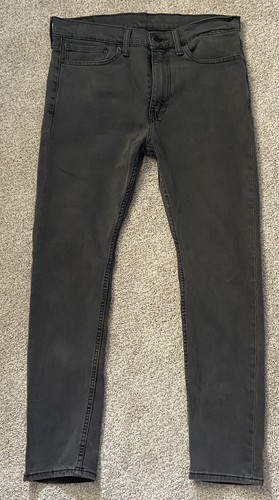 levis 510 mens super skinny jeans grey charchoal mens size 34 x 30 | eBay