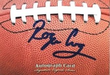 Roger Craig autographed signed auto Signature Legends Series football card 49ers