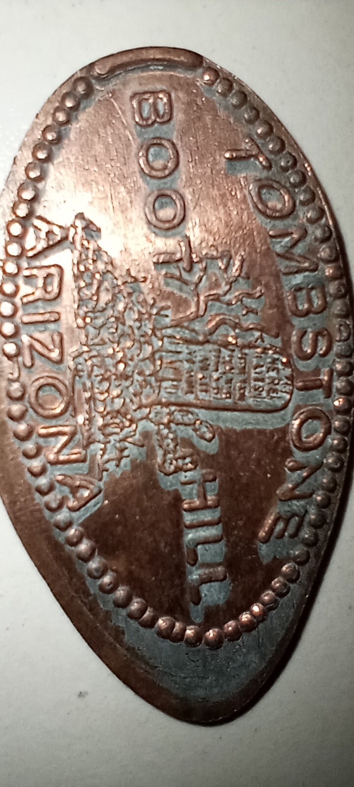 Tombstone Arizona elongated penny AZ USA cent Boot Hill Graveyard
