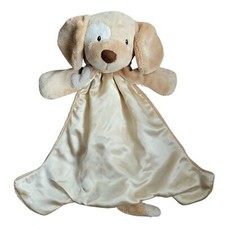 Gund Spunky Huggybuddy Puppy Lovey Beige Dog Security Blanket Soother Baby