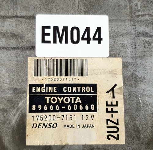 TOYOTA Land Cruiser 89666-60660 2UZ-FE Ecu Ecm oem jdm used 8966660660 2UZ fe - Picture 2 of 13