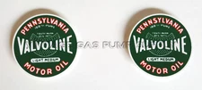 Pair of Valvoline Motor Oil 2" Vinyl Decals (DC406D)