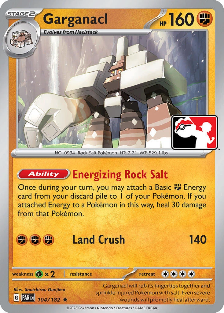 Garganacl Pokémon TCG Cards for sale | eBay