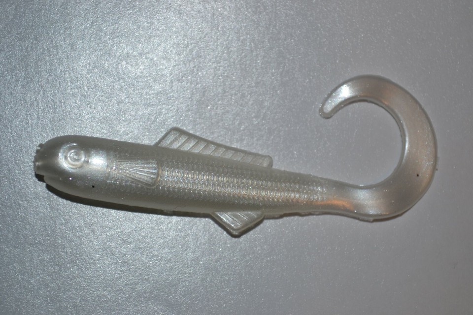 4" Curly Tail Jerkshads - 8 Per Pack – A.M. Fishing - Foto 3