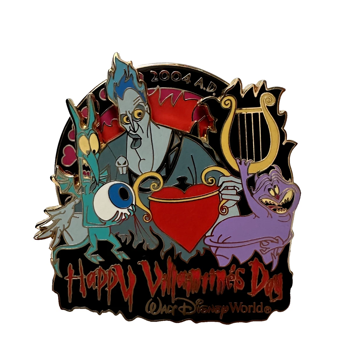 Valentine's Day 2004 Walt Disney World Patches & Pins (1968-Now