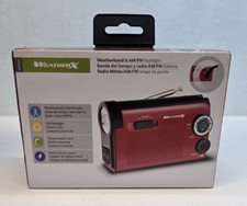 WeatherX WR182R Instant NOAA Weatherband Radio Red/Black