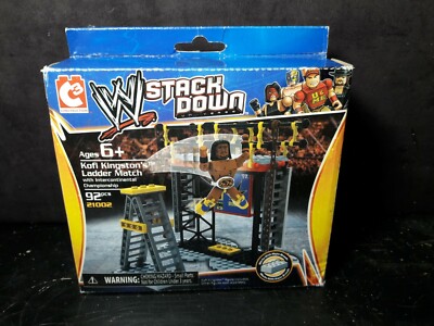 WWE Stack Down Kofi Kingston's Ladder Match Wrestling Playset - New Open Box