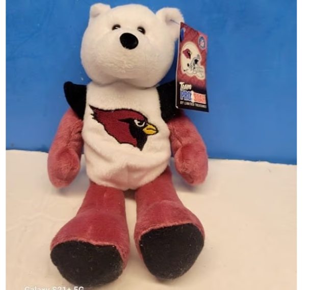 ARIZONA CARDINALS COLLECTIBLE BEANIE BEAR PLUSH