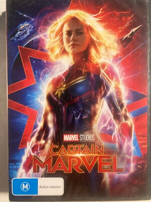 CAPTAIN MARVEL DVD 2019 Marvel Brie Larson BRAND NEW