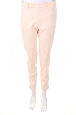 s.Oliver PREMIUM Pants Geometric Pattern D 36 nude rosé