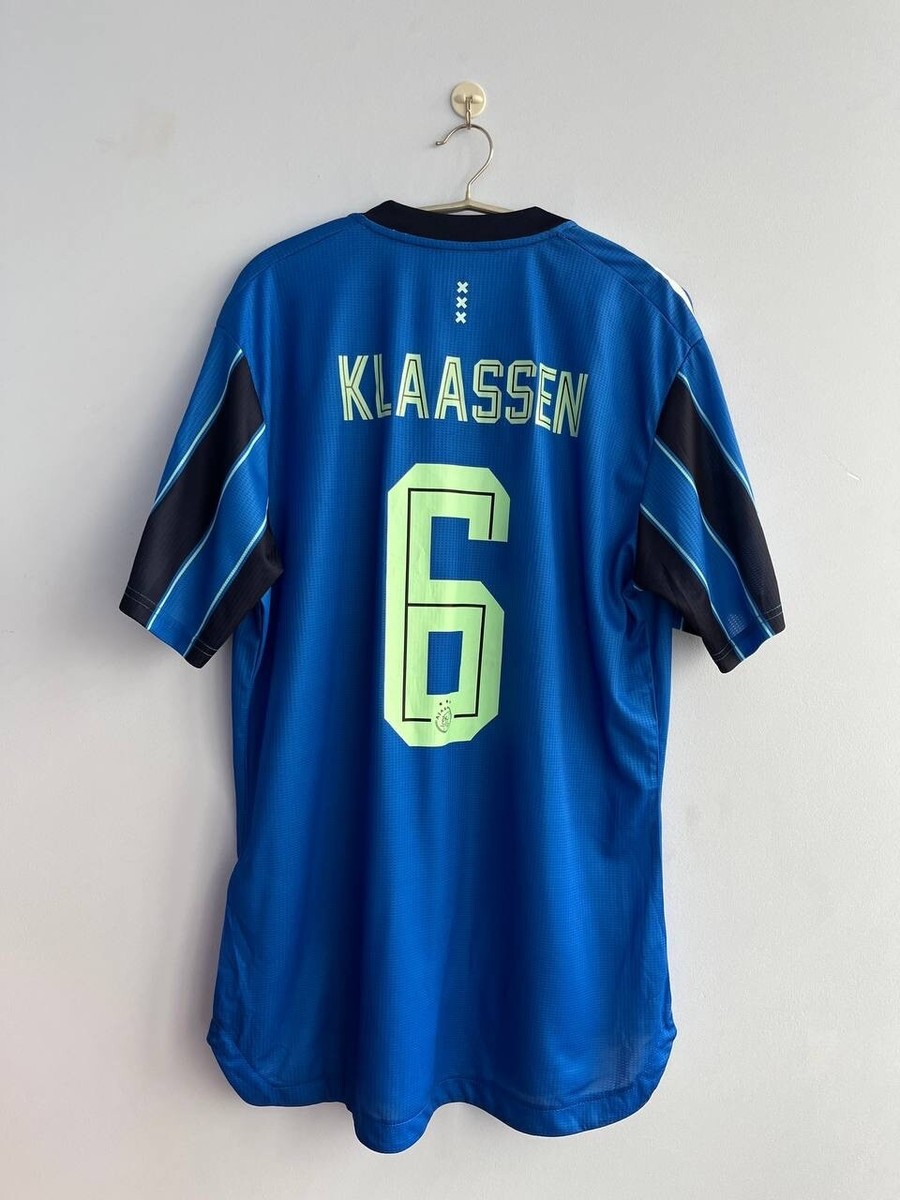 【最終値下げ‼️】2XL adidas Ajax 21/22 homeユニフォーム Adidas Ajax Amsterdam 21/22 Blue And Green Away Jersey/Kit