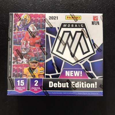 2021 Panini Mosaic Draft Picks Football Hobby Box Sealed