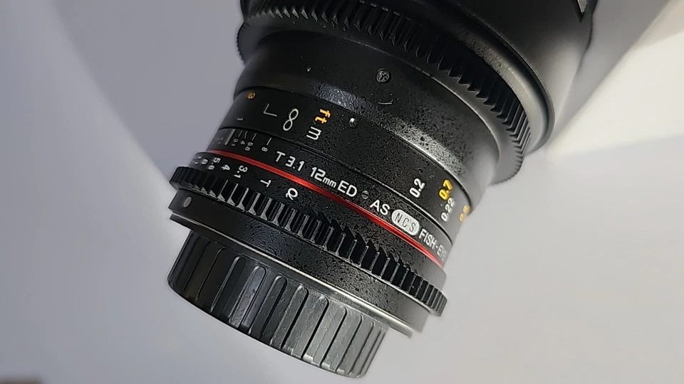 Walimex Pro Objektiv 12mm f/3,1 12/3,1 Fish-Eye VDSLR SONY A schwarz 20605 - - Bild 3 von 4