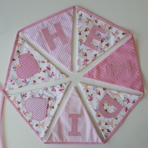 baby girl bunting for nursery