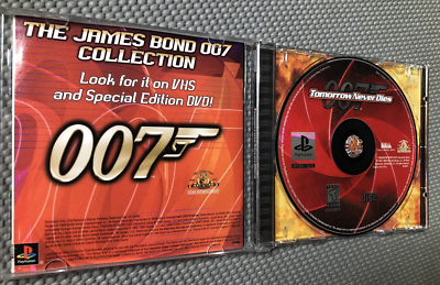 James Bond 007 Tomorrow Never Dies (Sony PlayStation 1 PS1) Black