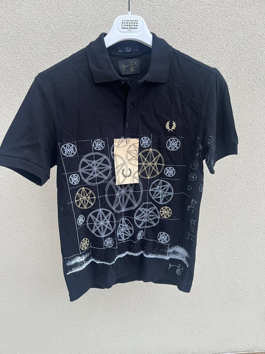 Fred Perry x Jamie Reid , Tim For Magic Polo in Black BNWT 46 IT 